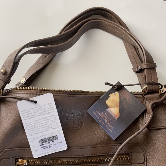 I MALATESTA made in Italy soft leather handbag - Picture 6 of 14